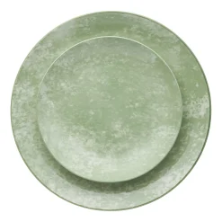 Best Godinger Wingate Lime Porcelain 12 Piece Dinnerware Set, Service For 4