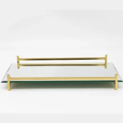 Online Godinger Wire Mirrored Serving Tray